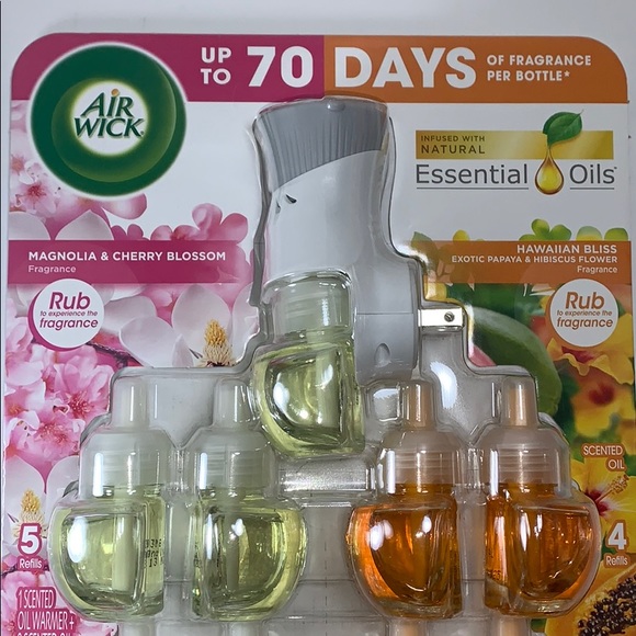 Air Wick Scented Oil, 1 Warmer & 9 Refills - Picture 3 of 12